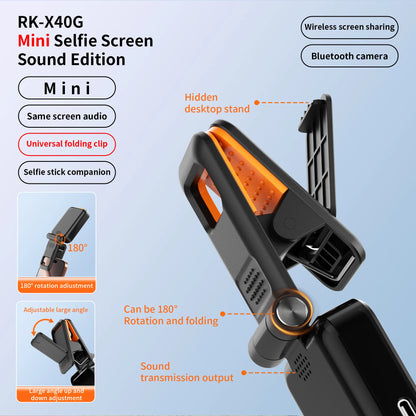 Vlog Screen Mini Monitor Wired for iPhone Rear Camera | Mobile Phone Filming Accessory - EGBull