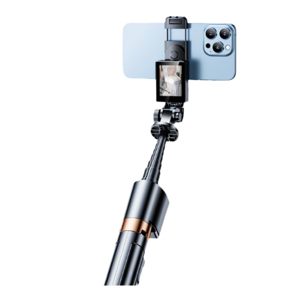 Magnetic Vlog Selfie Stick with Screen–Tripod & Video Surveillance Mobile Holder - EGBull