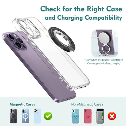 New Magnetic Mobile Phone Ring Holder Zinc Alloy 360 Rotary Hands - Free Design - EGBull