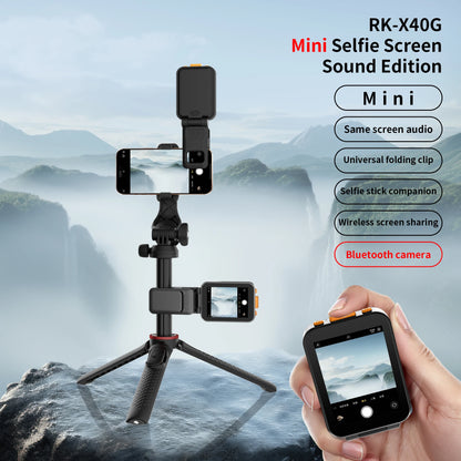 Vlog Screen Mini Monitor Wired for iPhone Rear Camera | Mobile Phone Filming Accessory - EGBull