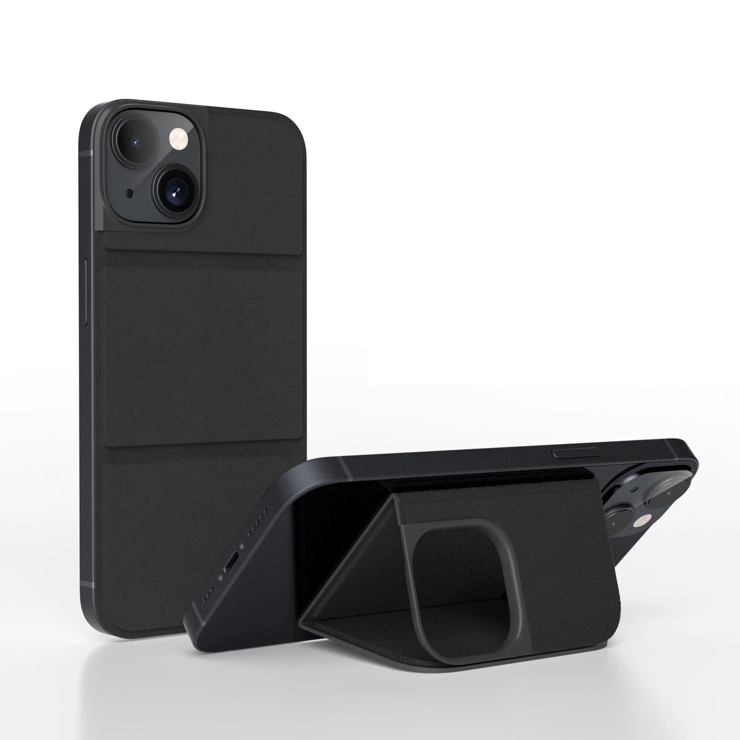 Magnetic Foldable Kickstand iPhone Case - Premium Protective Cover with Multi - functional Stand - EGBull