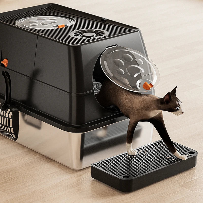 Premium Stainless Steel Litter Box - EGBull