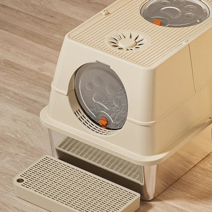 Premium Stainless Steel Litter Box - EGBull