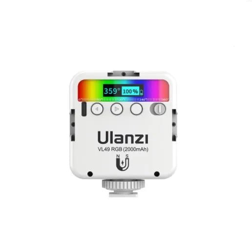 Ulanzi VL49 RGB Magnetic Mini Video Light - EGBull