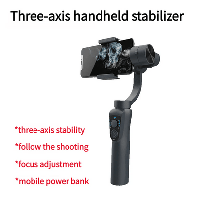 S5B Folding 3 - Axis PTZ Vlog Gimbal – Anti - Shake Handheld Stabilizer - EGBull