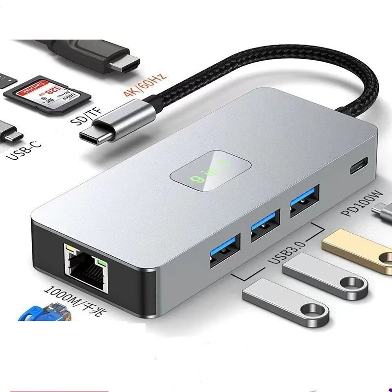 USB - C Multiport Hub with 4K HDMI & Gigabit Ethernet - EGBull