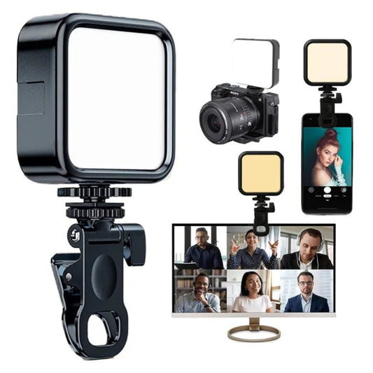 Mini Portable LED Video Light - Full Color RGB Camera Flash for Photography - EGBull