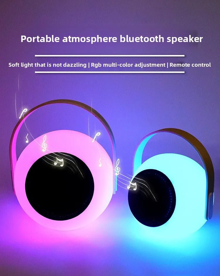 Portable Bluetooth Speaker – Waterproof LED Night Light for Outdoor Parties & Camping - EGBull