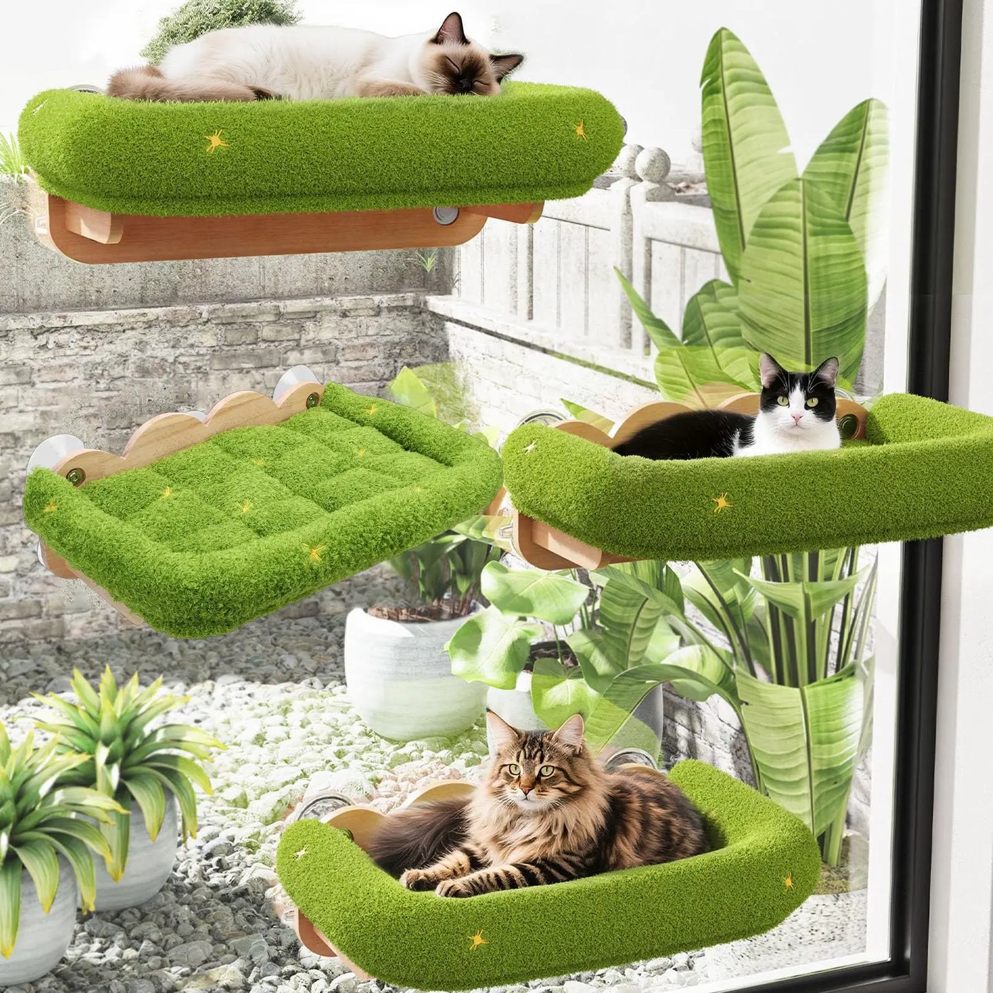 Soft Washable Cat Window Perch Hammock