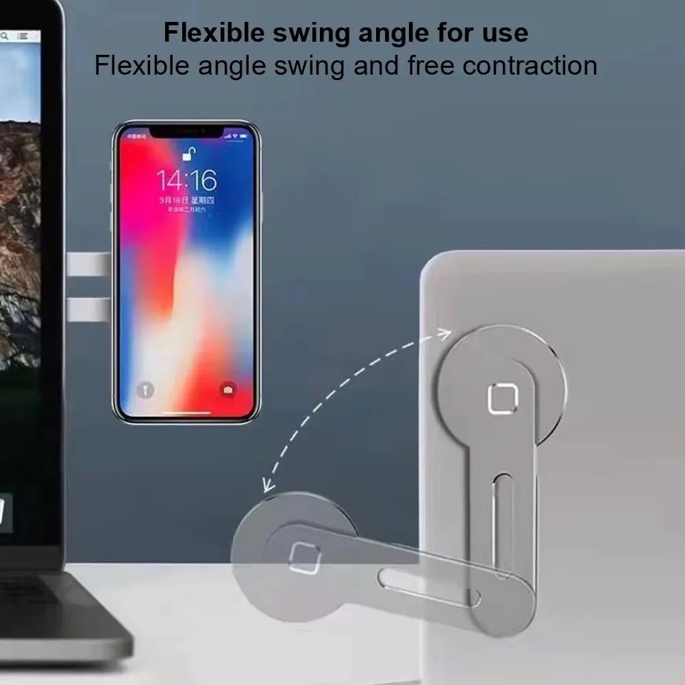 Ultra - Thin Foldable Magnetic Phone Holder | Zinc Alloy Stand - EGBull