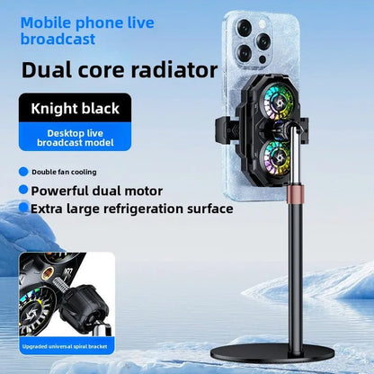 SL55 Semiconductor Phone Cooler with Digital Display & Stand for Gaming/Live Stream - EGBull