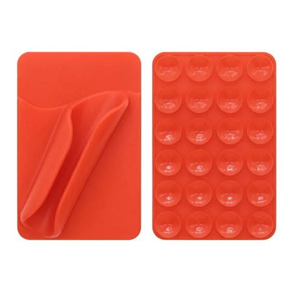 Multifunctional Silicone Suction Cup Phone Holder – Lipstick, Card & Lip Gloss Tray - EGBull
