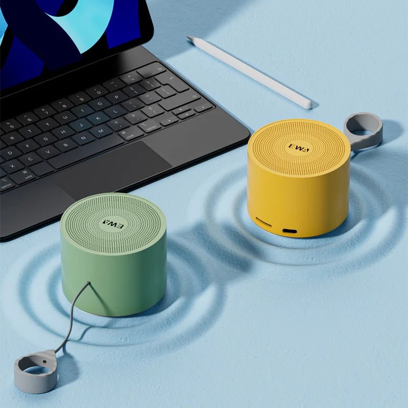 A129 Portable Bluetooth Speaker with TWS Bass, 3D Sound, Long Battery Life & Memory Card Support - EGBull
