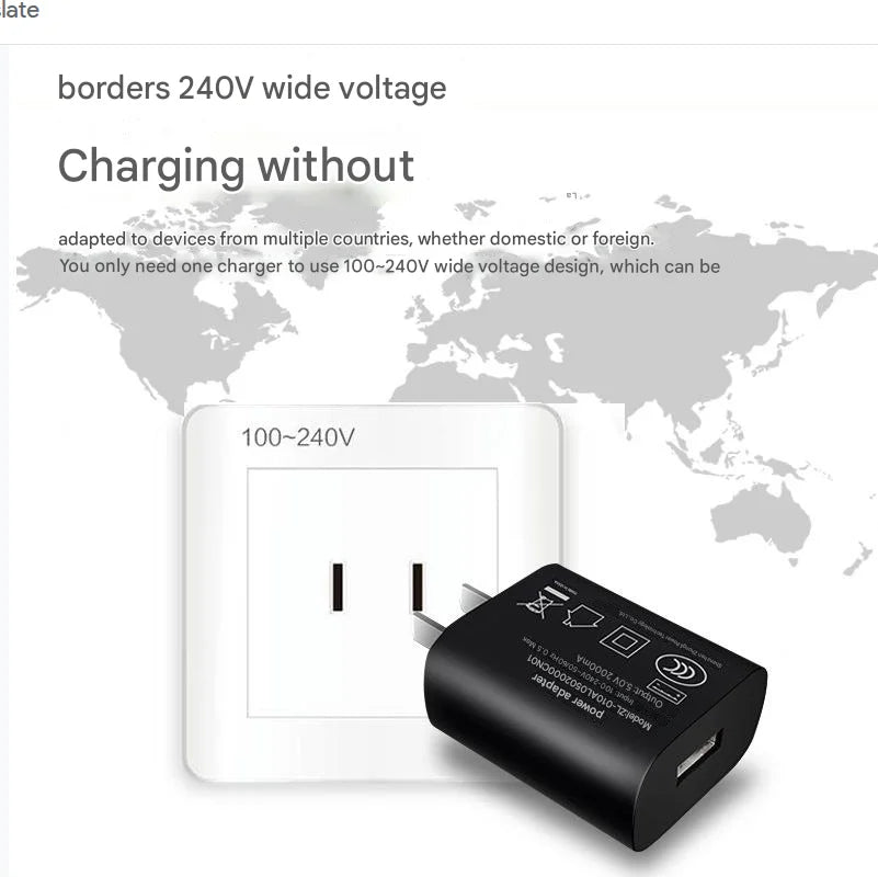10W 5V 2A USB Wall Charger – Compact Travel & Home Adapter - EGBull