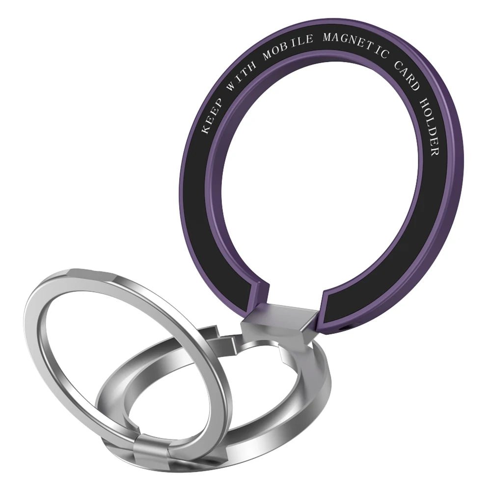 New Magnetic Mobile Phone Ring Holder Zinc Alloy 360 Rotary Hands - Free Design - EGBull