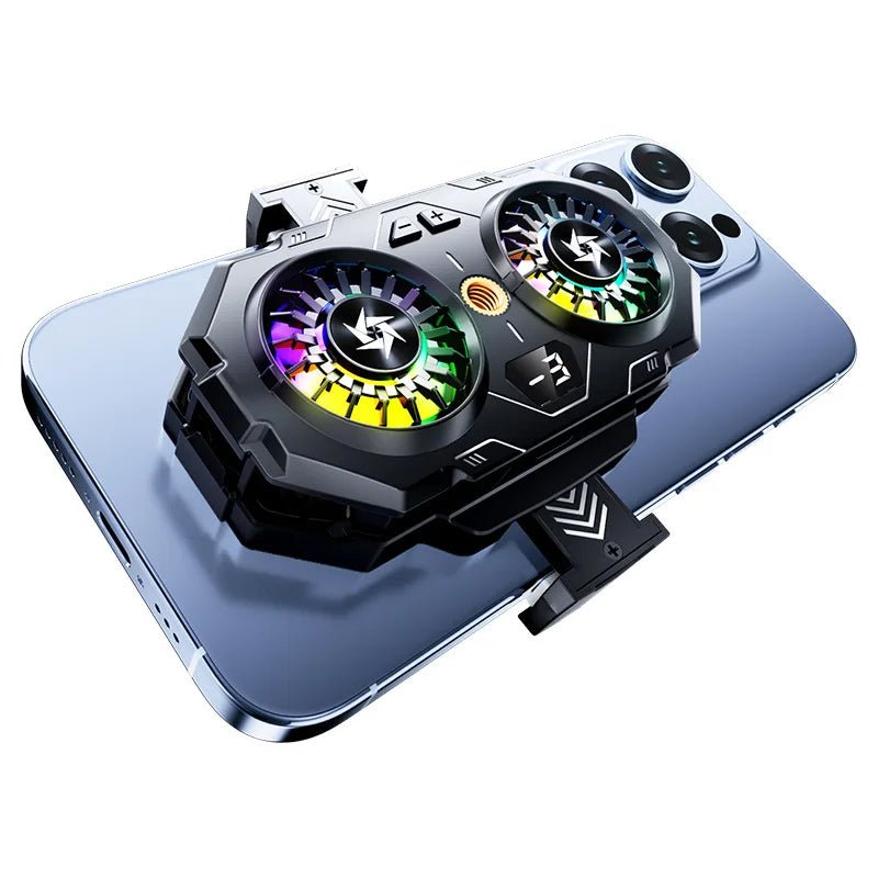 SL55 Semiconductor Phone Cooler with Digital Display & Stand for Gaming/Live Stream - EGBull