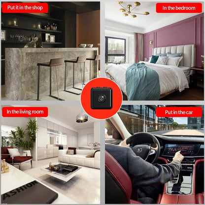 Mini HD Wireless Security Camera with Night Vision & Sound Detection - EGBull
