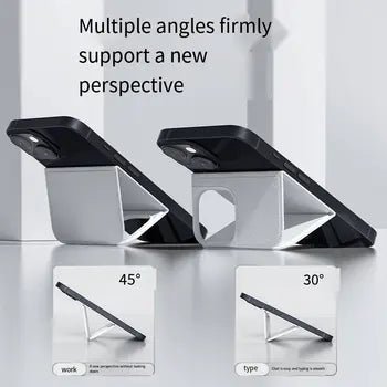 Magnetic Foldable Kickstand iPhone Case - Premium Protective Cover with Multi - functional Stand - EGBull