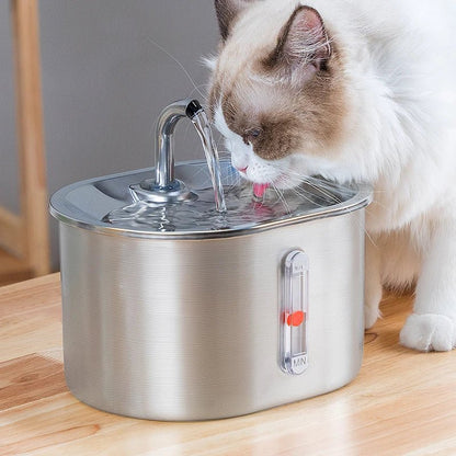 Multi - Filter Pet Water Fountain with Automatic Pump Cleaning - EGBull