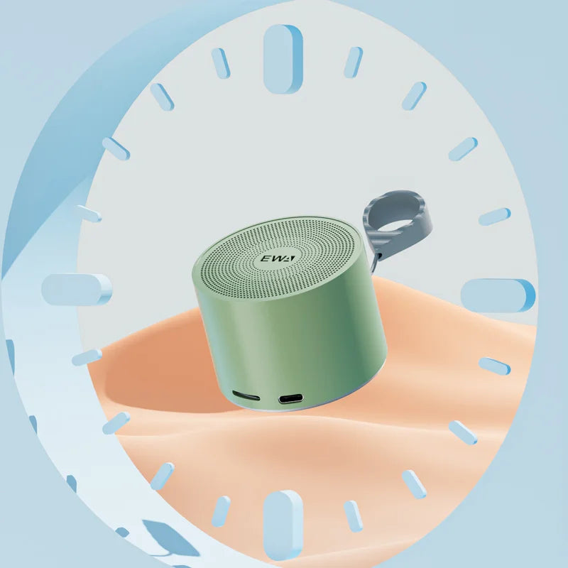 A129 Portable Bluetooth Speaker with TWS Bass, 3D Sound, Long Battery Life & Memory Card Support