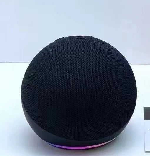 Portable 5th - Gen Echo Dot - Style Smart Speaker with RGB LED & Mini Subwoofer - EGBull