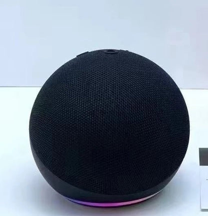 Portable 5th - Gen Echo Dot - Style Smart Speaker with RGB LED & Mini Subwoofer - EGBull