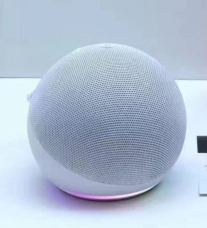 Portable 5th - Gen Echo Dot - Style Smart Speaker with RGB LED & Mini Subwoofer - EGBull