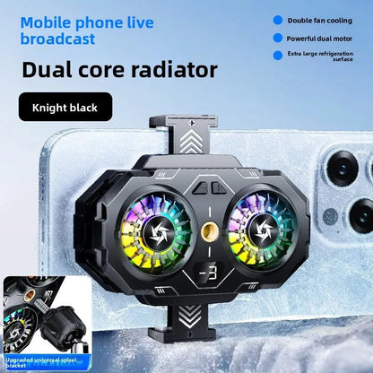 SL55 Semiconductor Phone Cooler with Digital Display & Stand for Gaming/Live Stream - EGBull