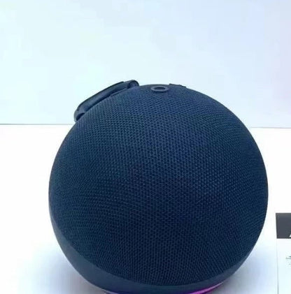 Portable 5th - Gen Echo Dot - Style Smart Speaker with RGB LED & Mini Subwoofer - EGBull
