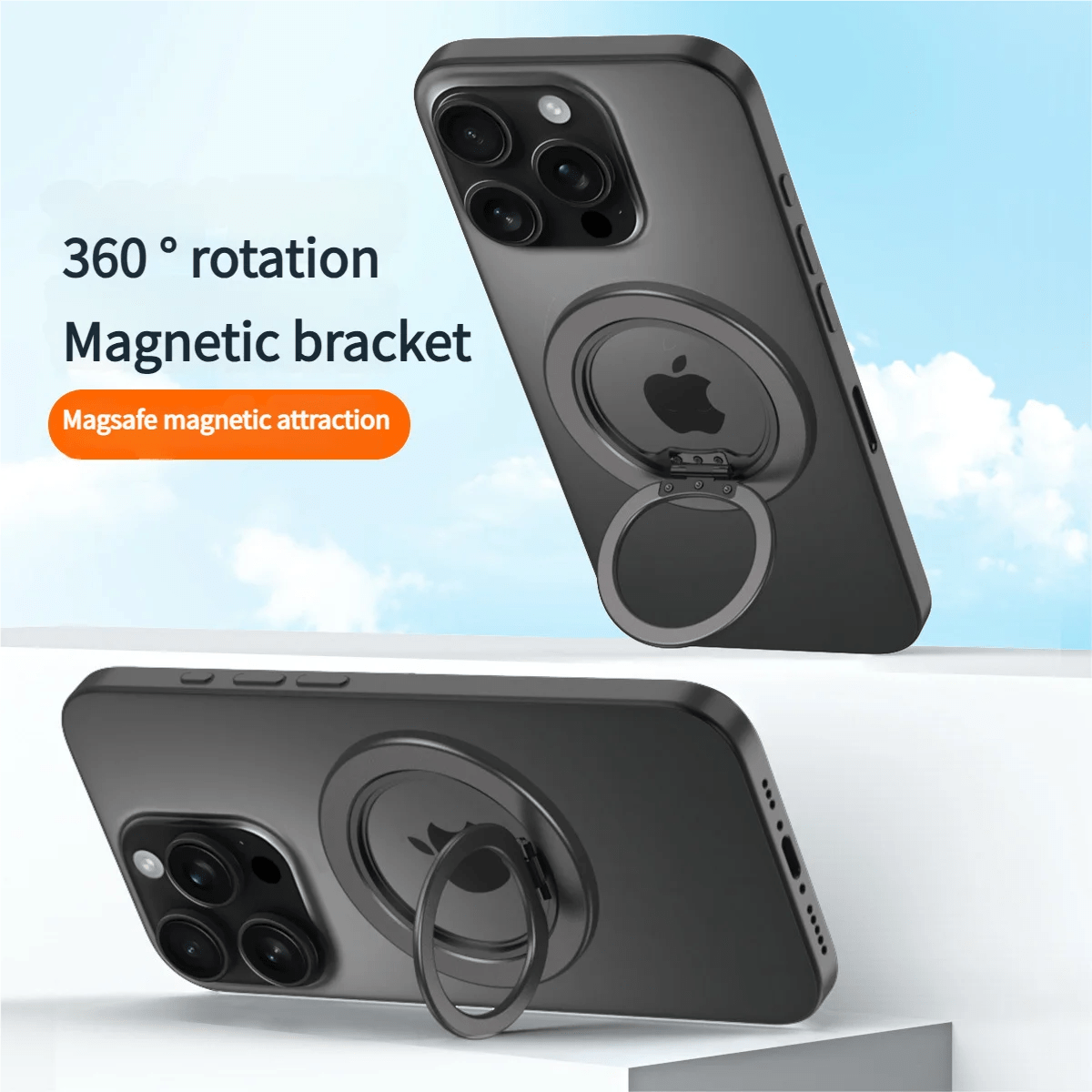 Magnetic Folding Desktop Phone Stand for MagSafe - Adjustable 360° - EGBull