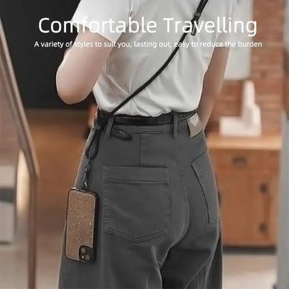Versatile 60W USB - C Fast Charge & Data Cable with Retractable Design & Crossbody Phone Strap - EGBull