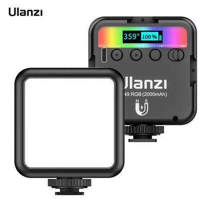 Ulanzi VL49 RGB Magnetic Mini Video Light - EGBull