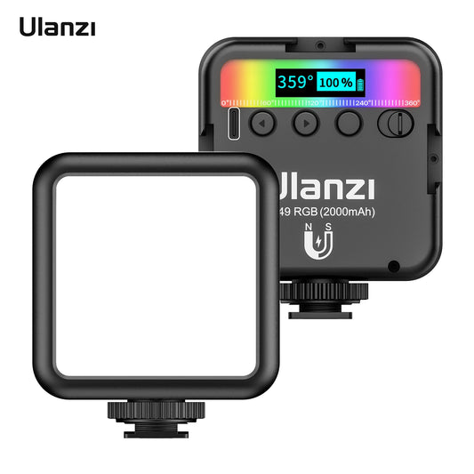 Ulanzi VL49 RGB Magnetic Mini Video Light - EGBull