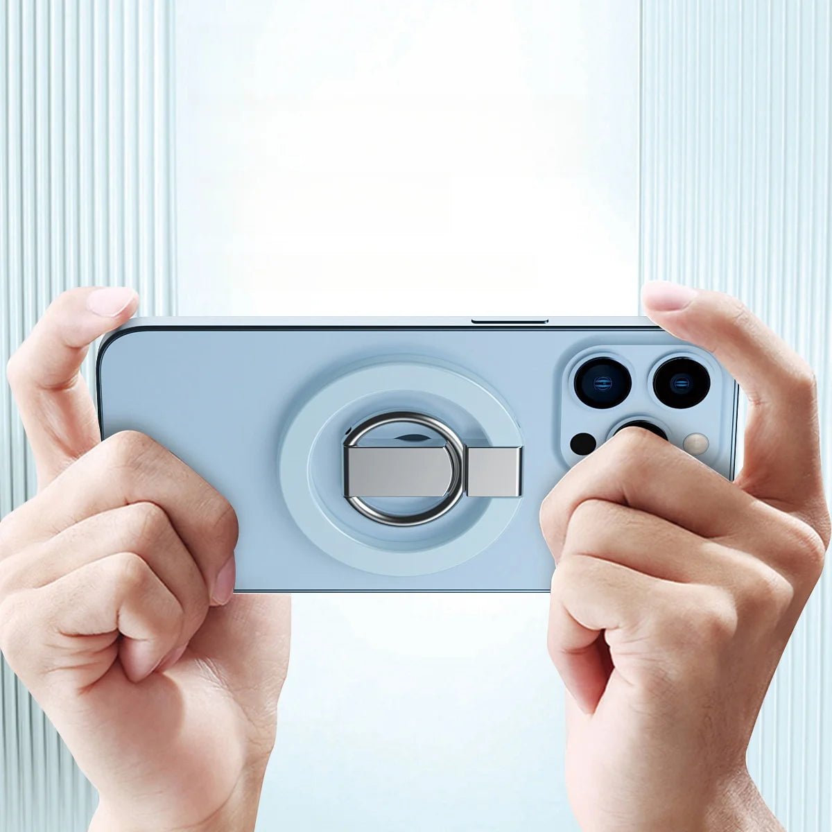 MagSafe Magnetic Folding Phone Ring Holder & Grip Stand | iPhone Compatible - EGBull