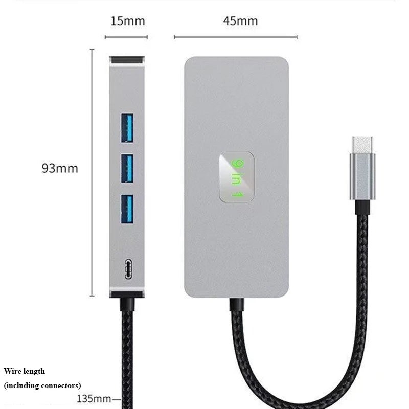 USB - C Multiport Hub with 4K HDMI & Gigabit Ethernet - EGBull