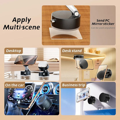 Double - Sided Magnetic Phone Holder Hands - Free Suction Mount - EGBull