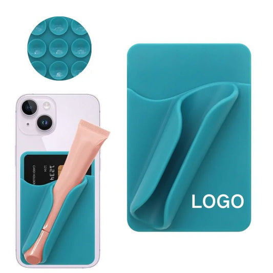 Multifunctional Silicone Suction Cup Phone Holder – Lipstick, Card & Lip Gloss Tray - EGBull