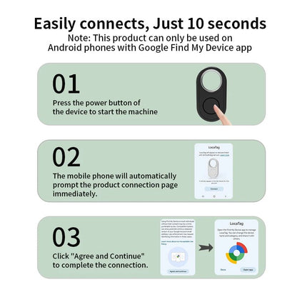 Smart GPS Bluetooth Tracker – Compatible with Google Find My Device - EGBull