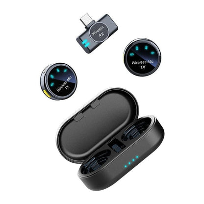 Wireless Clip - On Lapel Microphone for Apple & Android Phones - EGBull