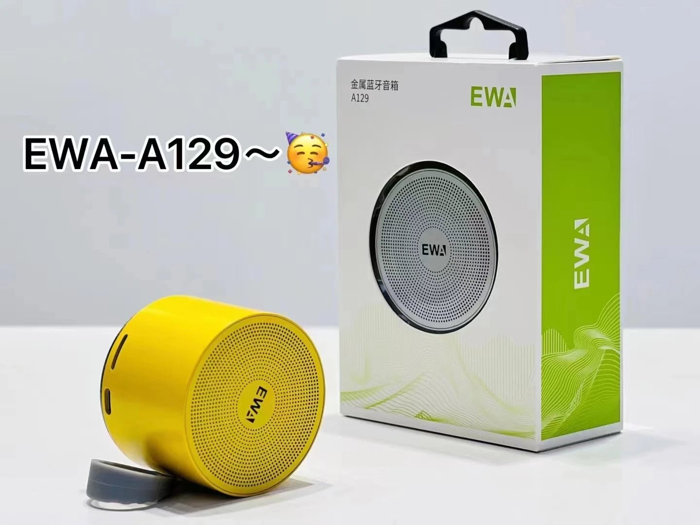 A129 Portable Bluetooth Speaker with TWS Bass, 3D Sound, Long Battery Life & Memory Card Support - EGBull