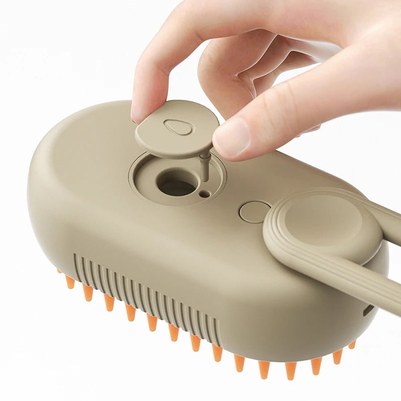 Multi - Functional Electric Pet Steam Brush - EGBull