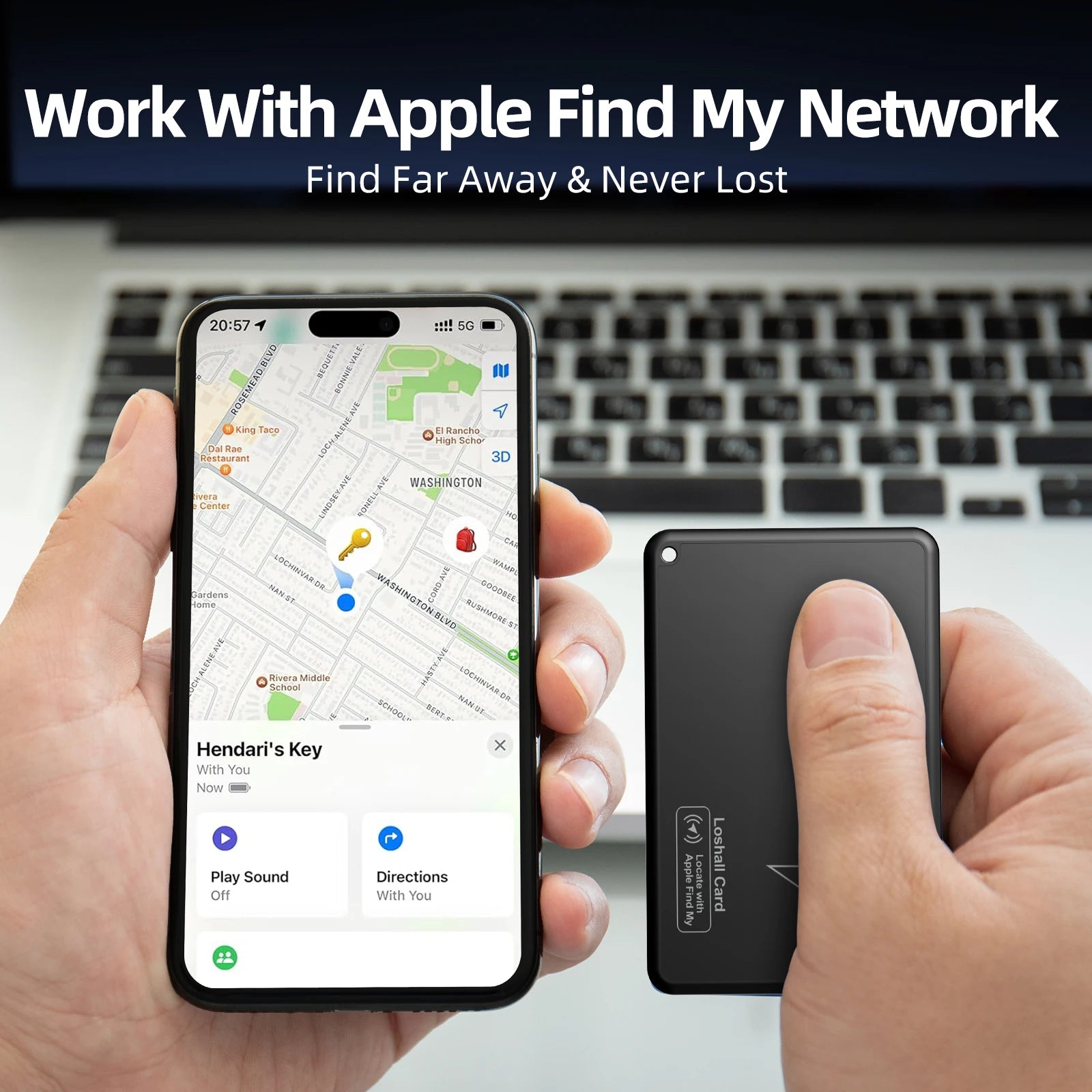 IP68 Waterproof GPS Tracker – Bluetooth Smart Locator for Keys & Wallet - EGBull