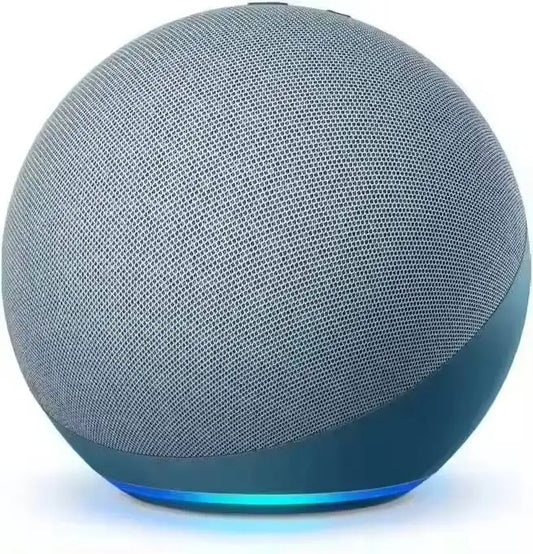 Portable 5th - Gen Echo Dot - Style Smart Speaker with RGB LED & Mini Subwoofer - EGBull