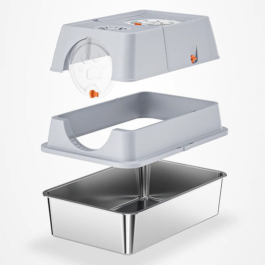 Premium Stainless Steel Litter Box - EGBull