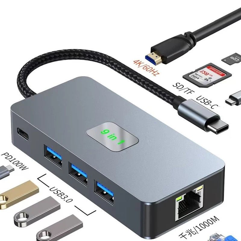 USB - C Multiport Hub with 4K HDMI & Gigabit Ethernet - EGBull