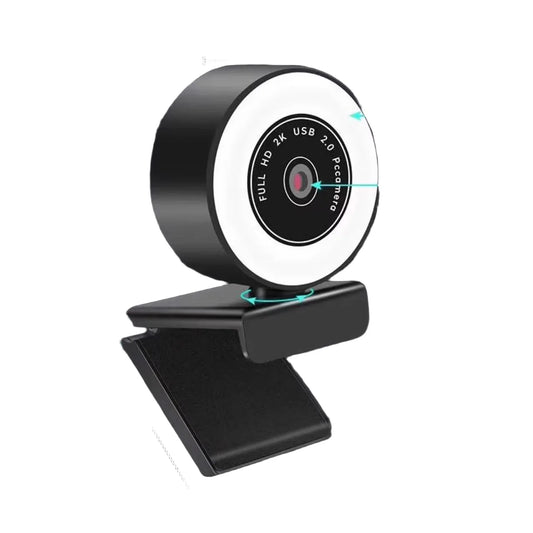 4K/2K USB Streaming Webcam with Ring Light for PC/Mac - EGBull