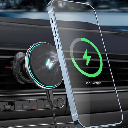 15W Magnetic Metal Wireless Car Charger – Fast Qi2 Magnetic Mount - EGBull