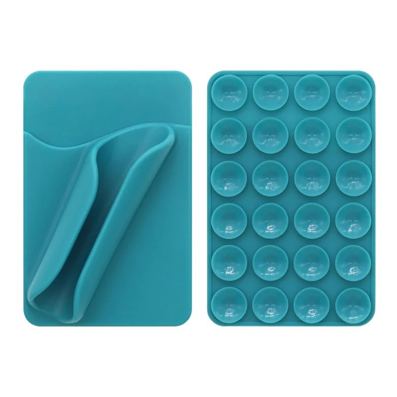 Multifunctional Silicone Suction Cup Phone Holder – Lipstick, Card & Lip Gloss Tray - EGBull