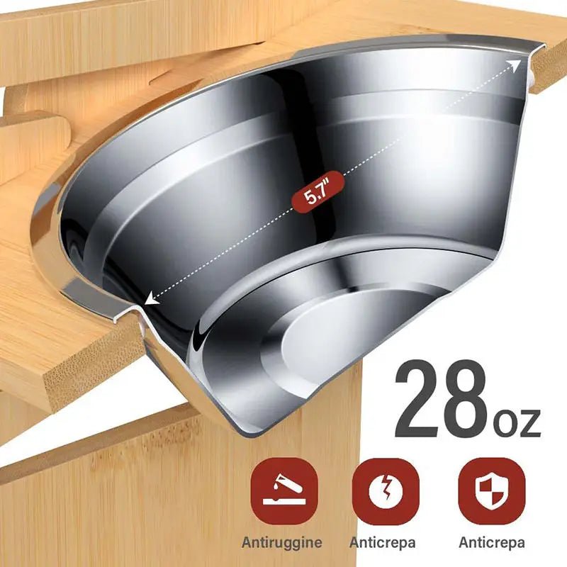 Adjustable Elevated Pet Bowl Stand - EGBull