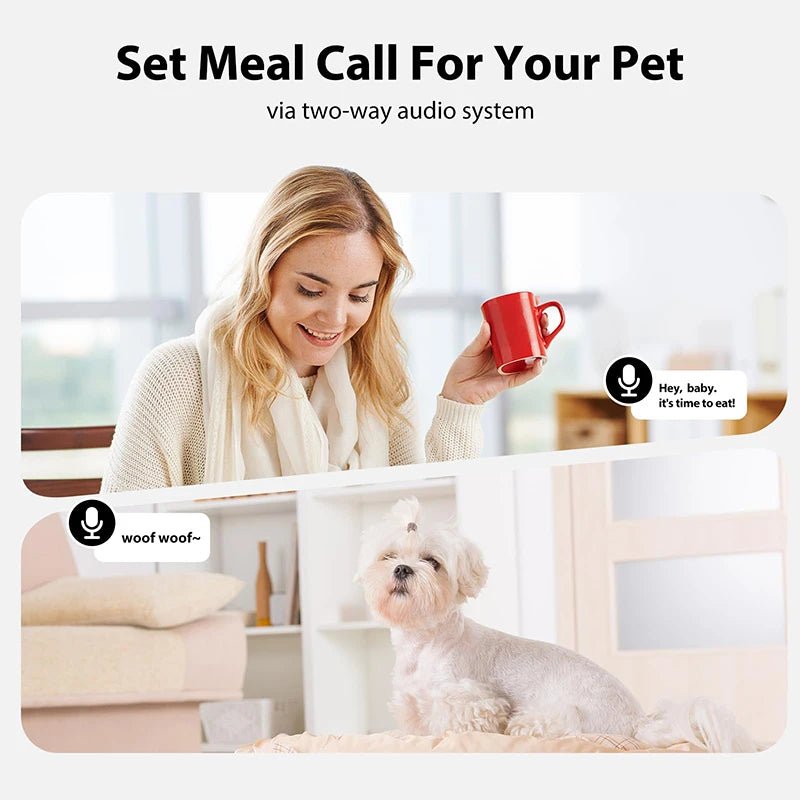 EGBULL 2 - in - 1 Smart Pet Feeder with Camera - EGBull